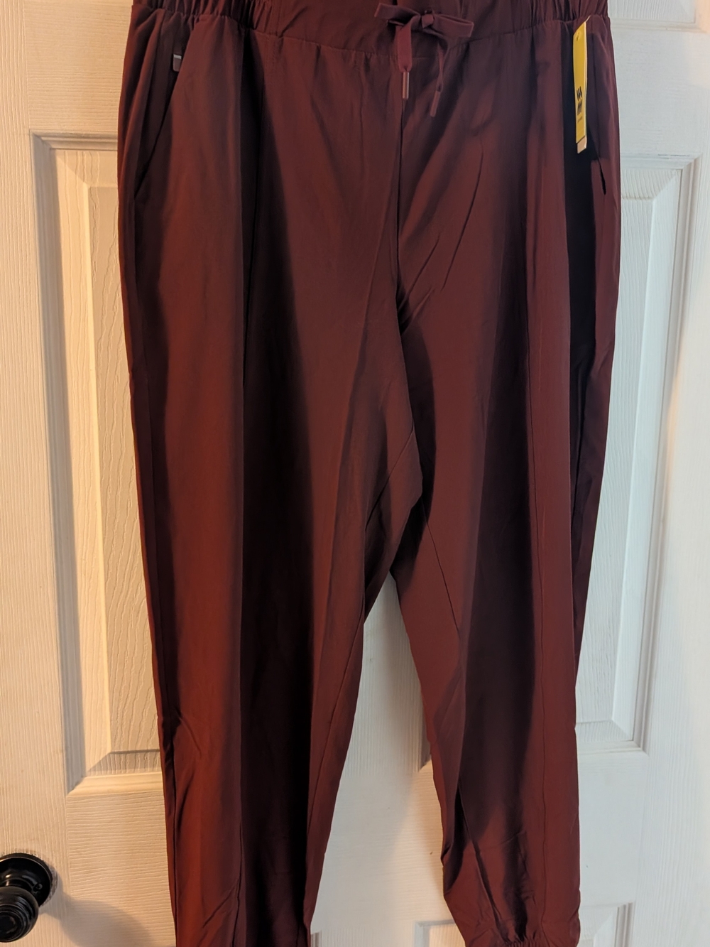all in motion Women's High-Rise Drawstring Joggers - Deep Brick - Picture 2 of 8